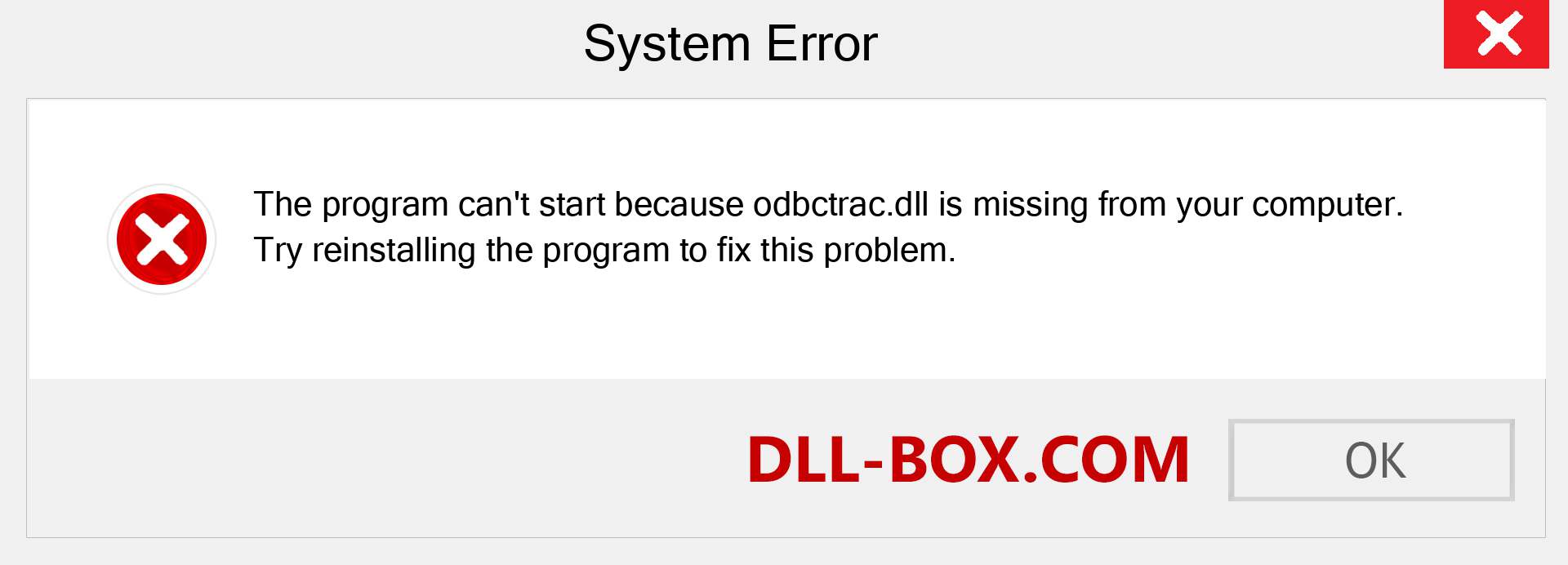  odbctrac.dll file is missing?. Download for Windows 7, 8, 10 - Fix  odbctrac dll Missing Error on Windows, photos, images